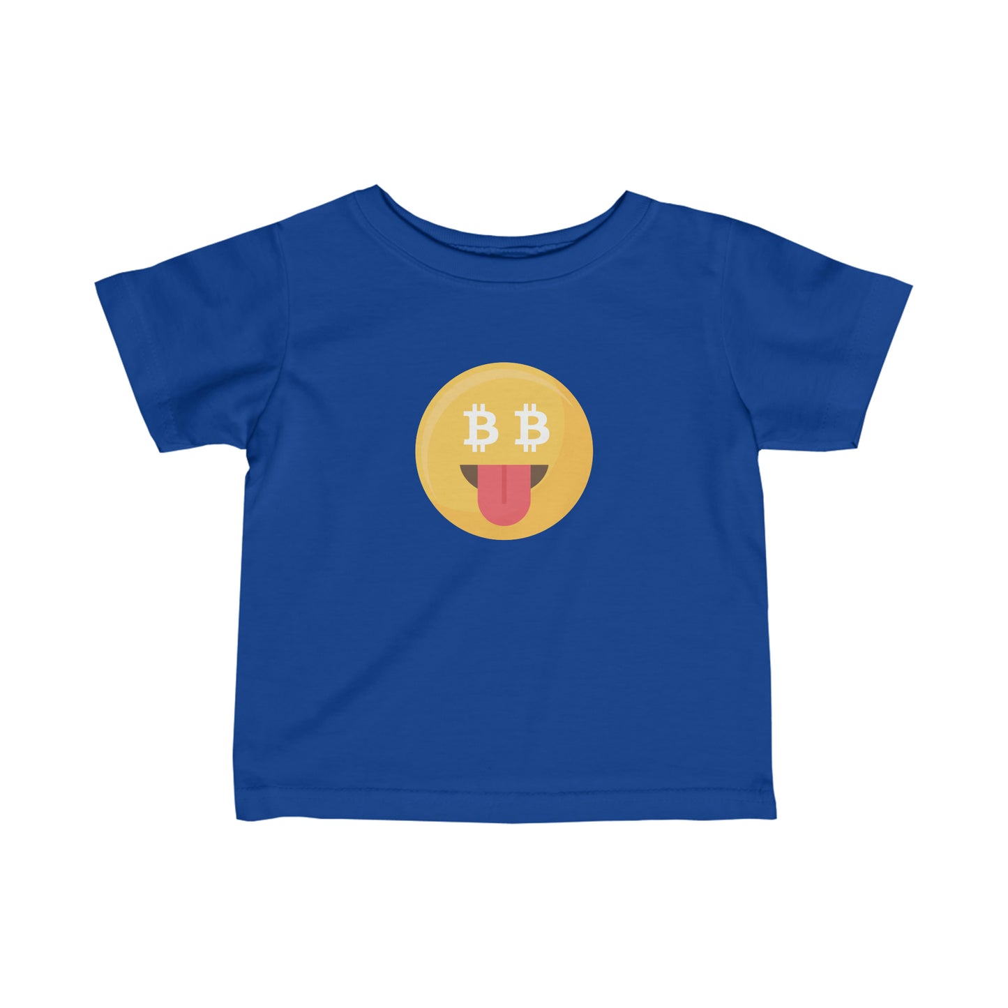 Bitcoin Smiley Face Toddler T-Shirt