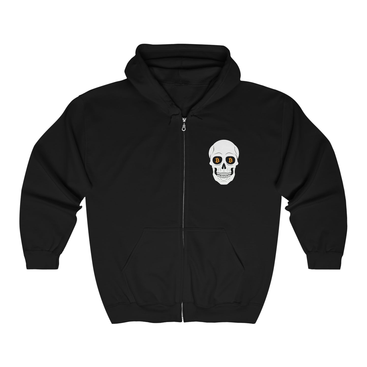 Skulls & Coins Unisex Zip Hoodie