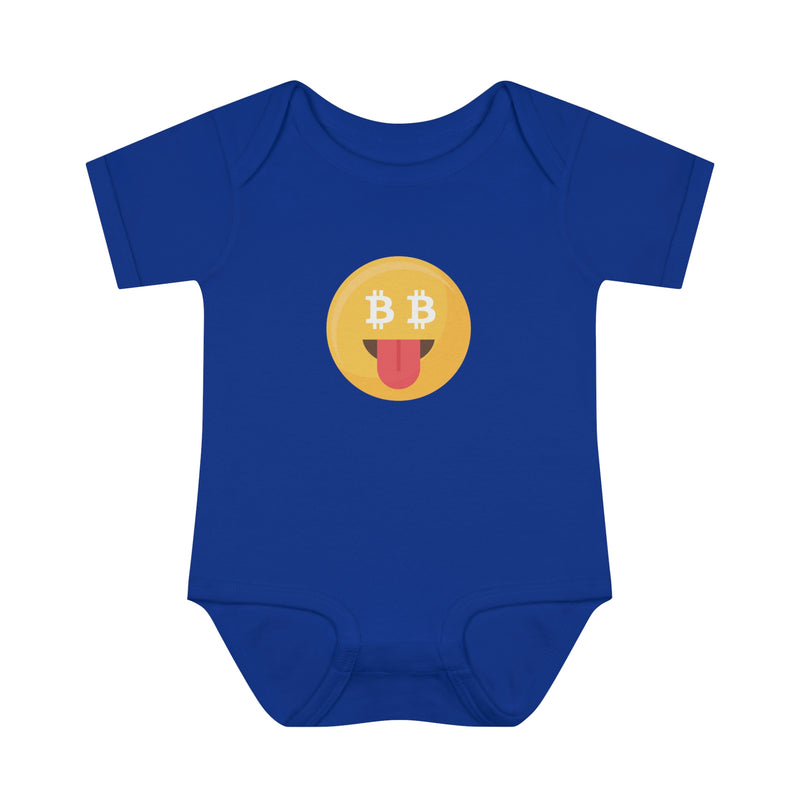Bitcoin Smiley Face Infant Bodysuit