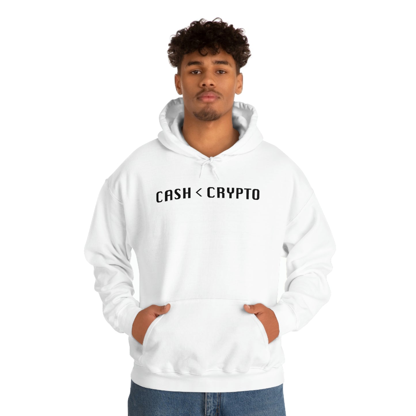Cash < Crypto Unisex Hoodie