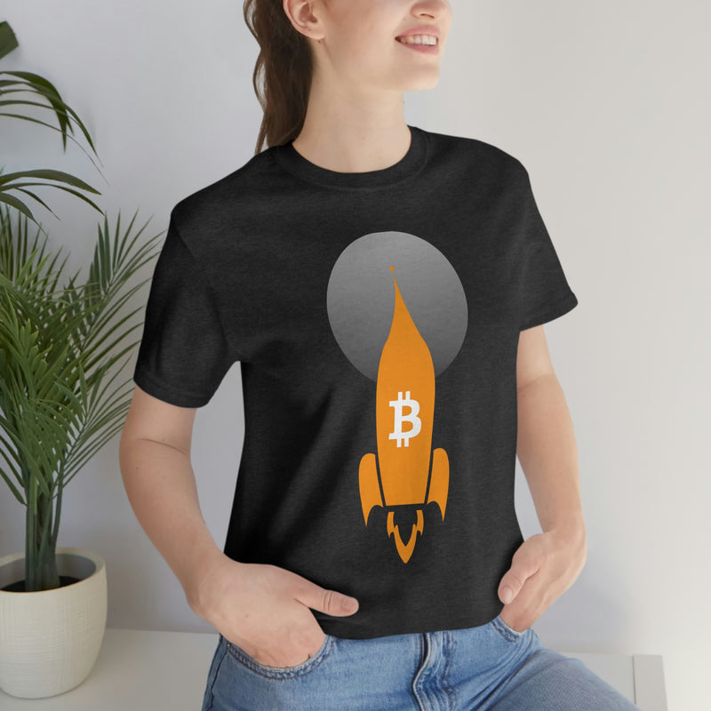 Bitcoin Blast-Off Unisex T-Shirt