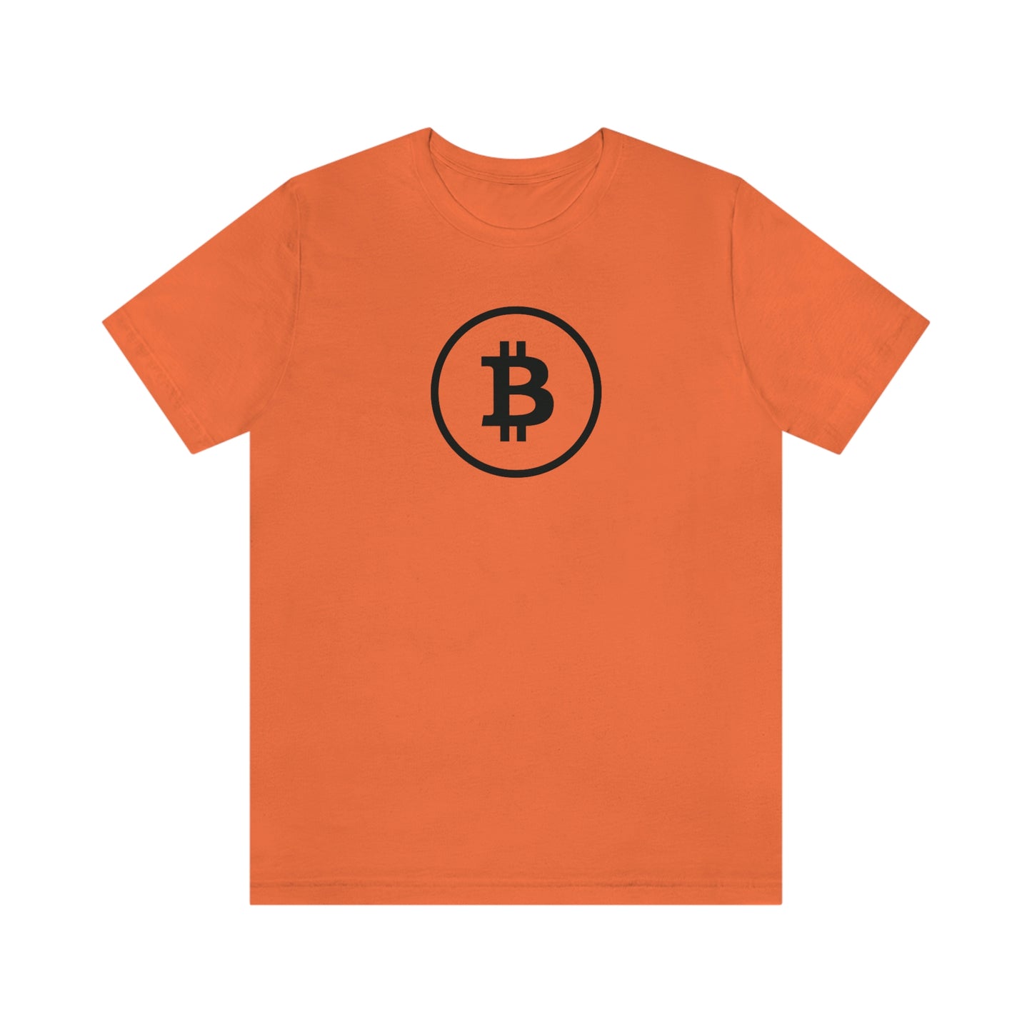 Black Bitcoin Logo Unisex T-Shirt
