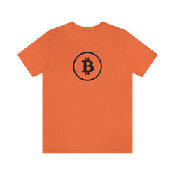 Black Bitcoin Logo Unisex T-Shirt