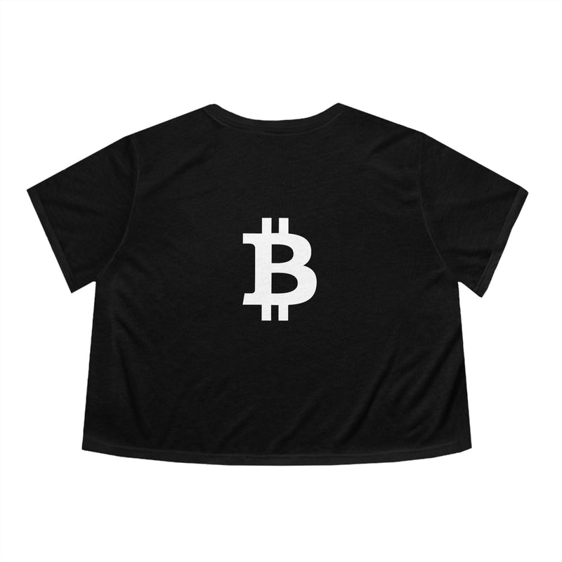 #hodl Women's Flowy Crop T-Shirt