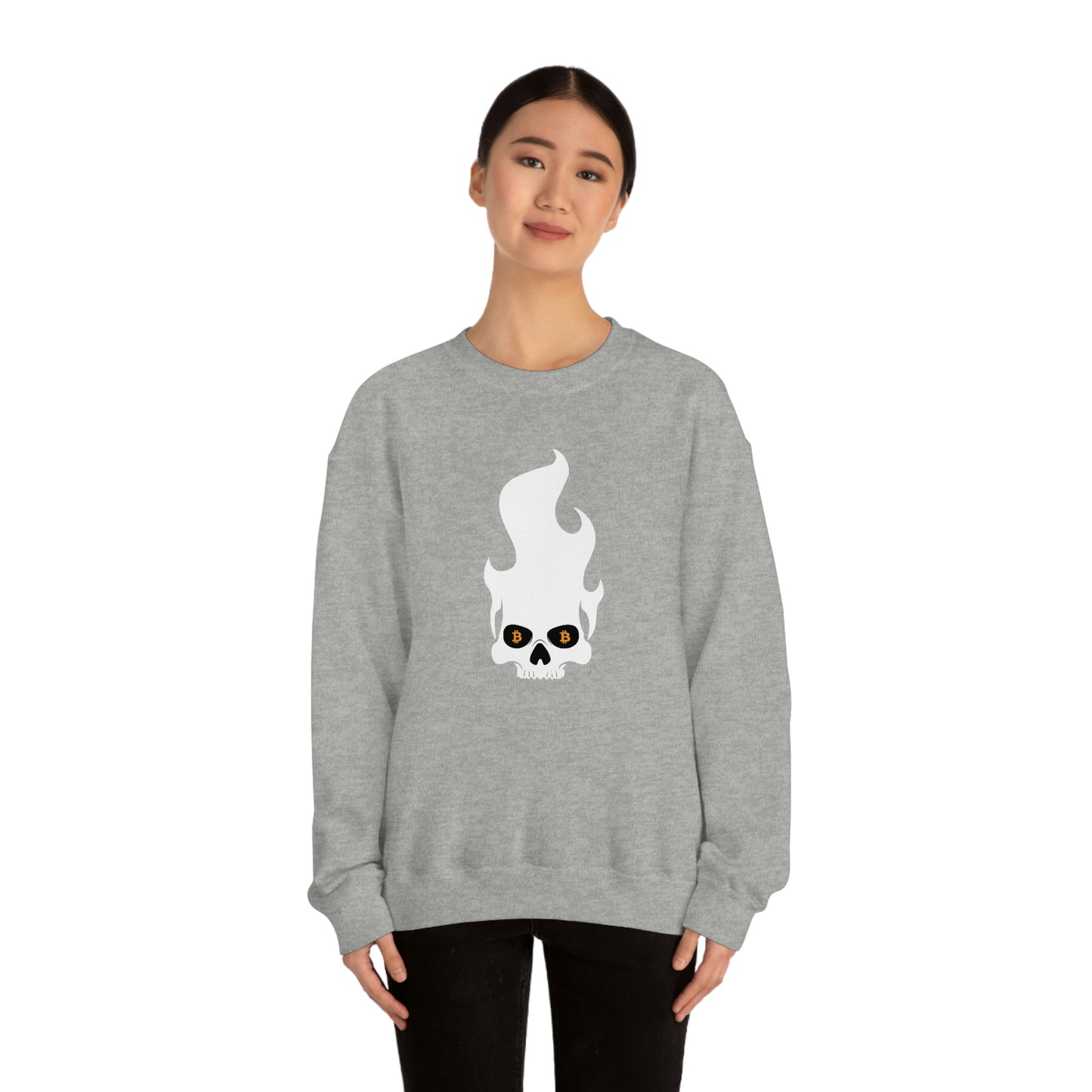 Crypto Flame Unisex Sweatshirt