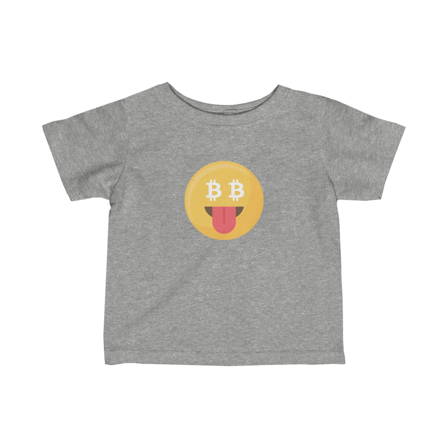 Bitcoin Smiley Face Toddler T-Shirt