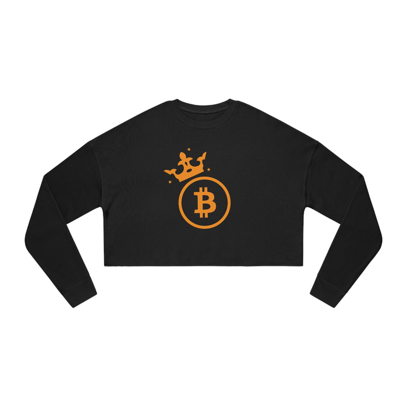 Royal Crypto Women's Crop Sweatshirt