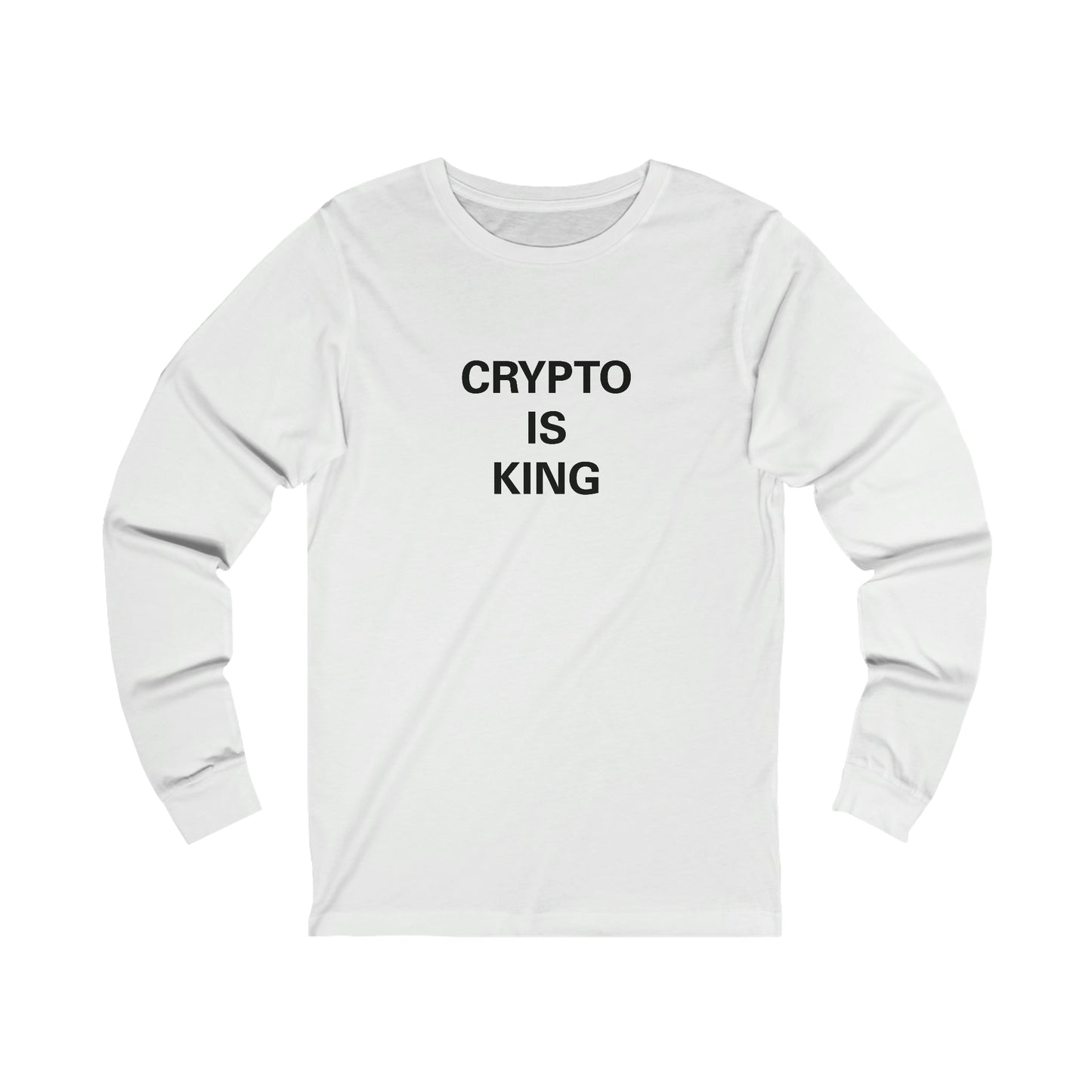Crypto King Unisex Long Sleeve Tee