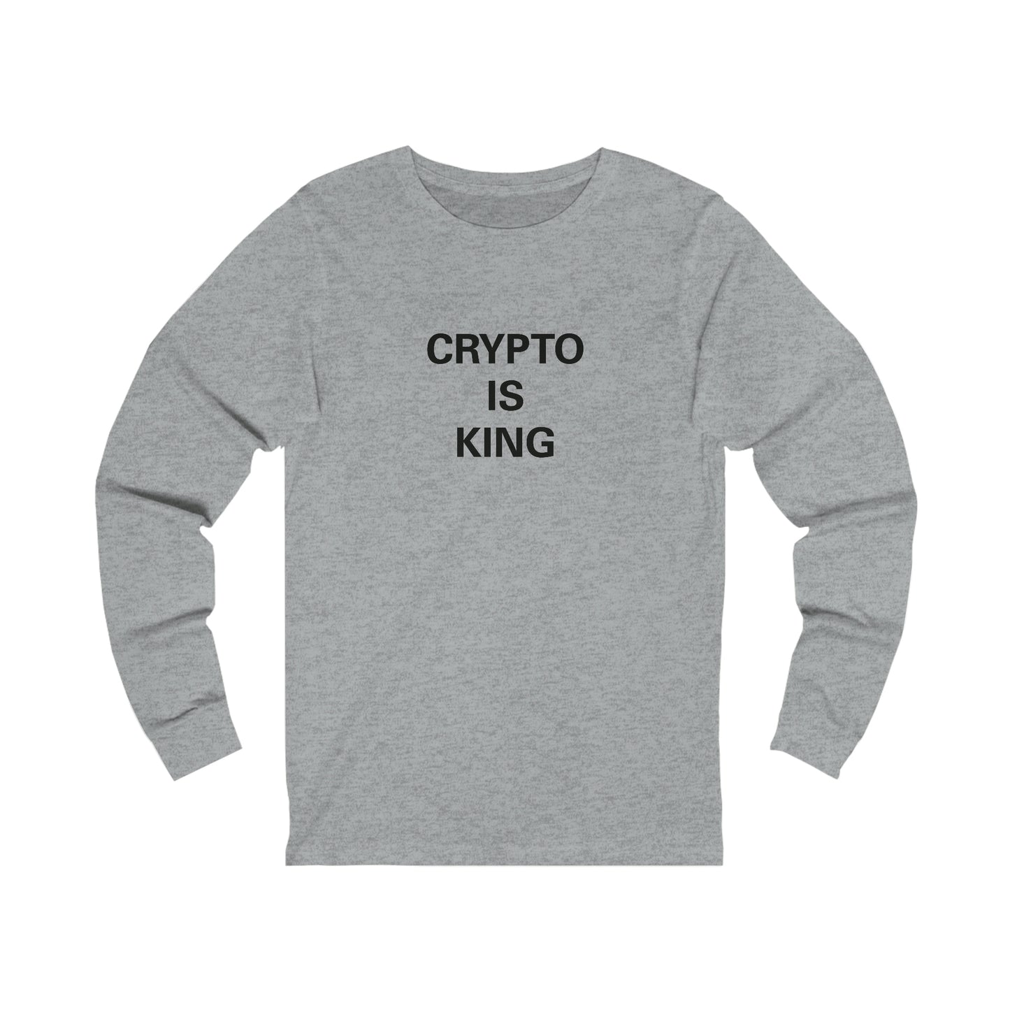 Crypto King Unisex Long Sleeve Tee