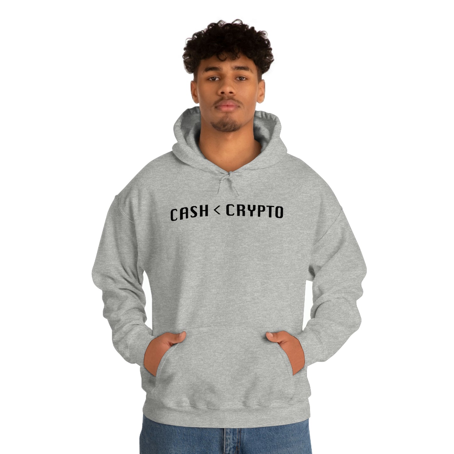 Cash < Crypto Unisex Hoodie