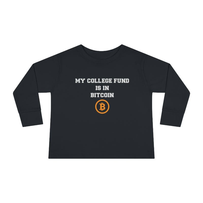 Bitcoin College Fund Infant Long Sleeve Tee