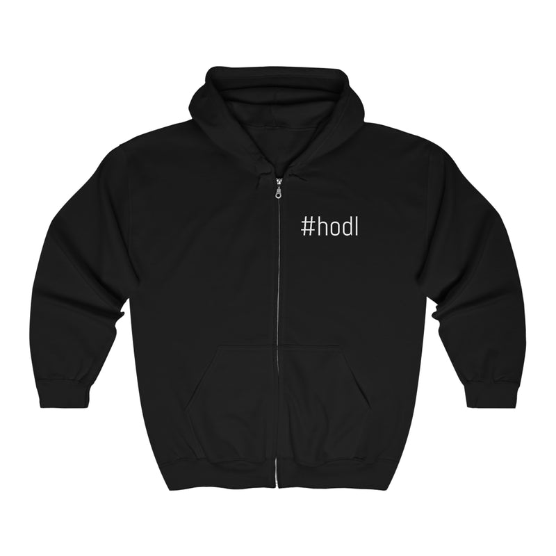 #hodl Unisex Zip Hoodie