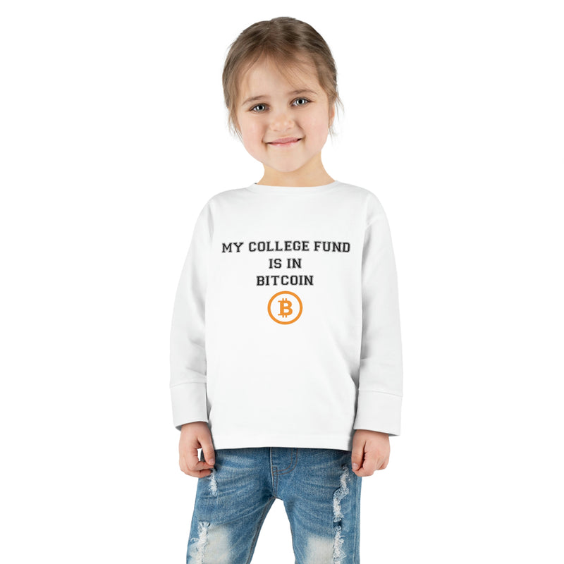 Bitcoin College Fund Infant Long Sleeve Tee