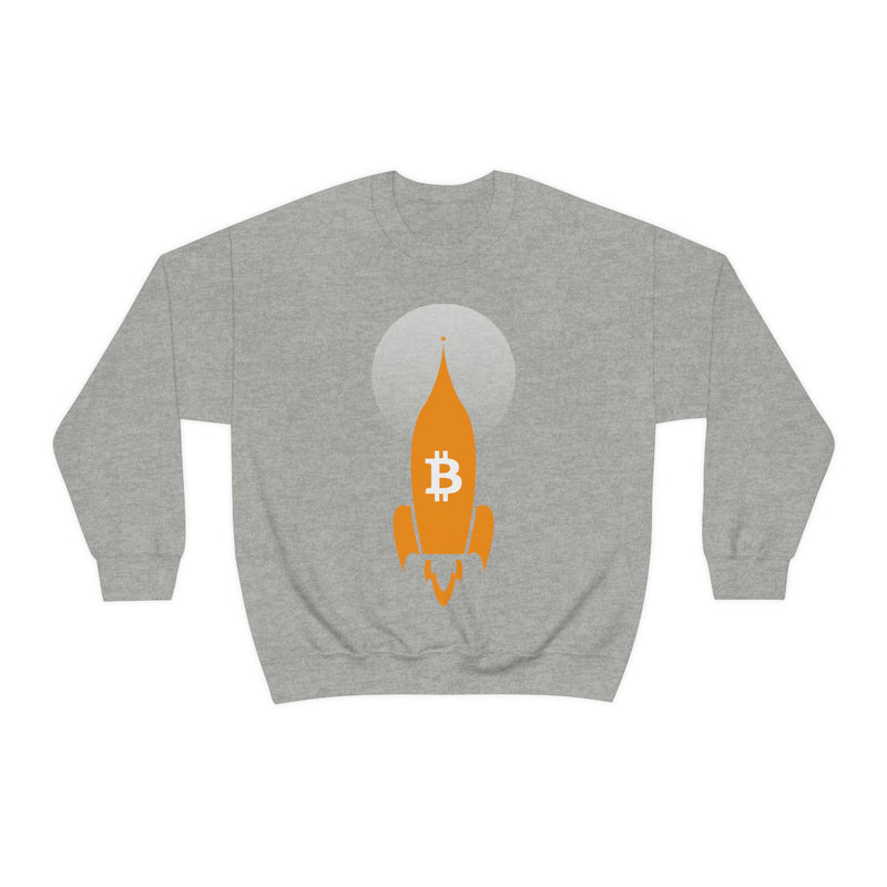 Bitcoin Blast-Off Unisex Sweatshirt