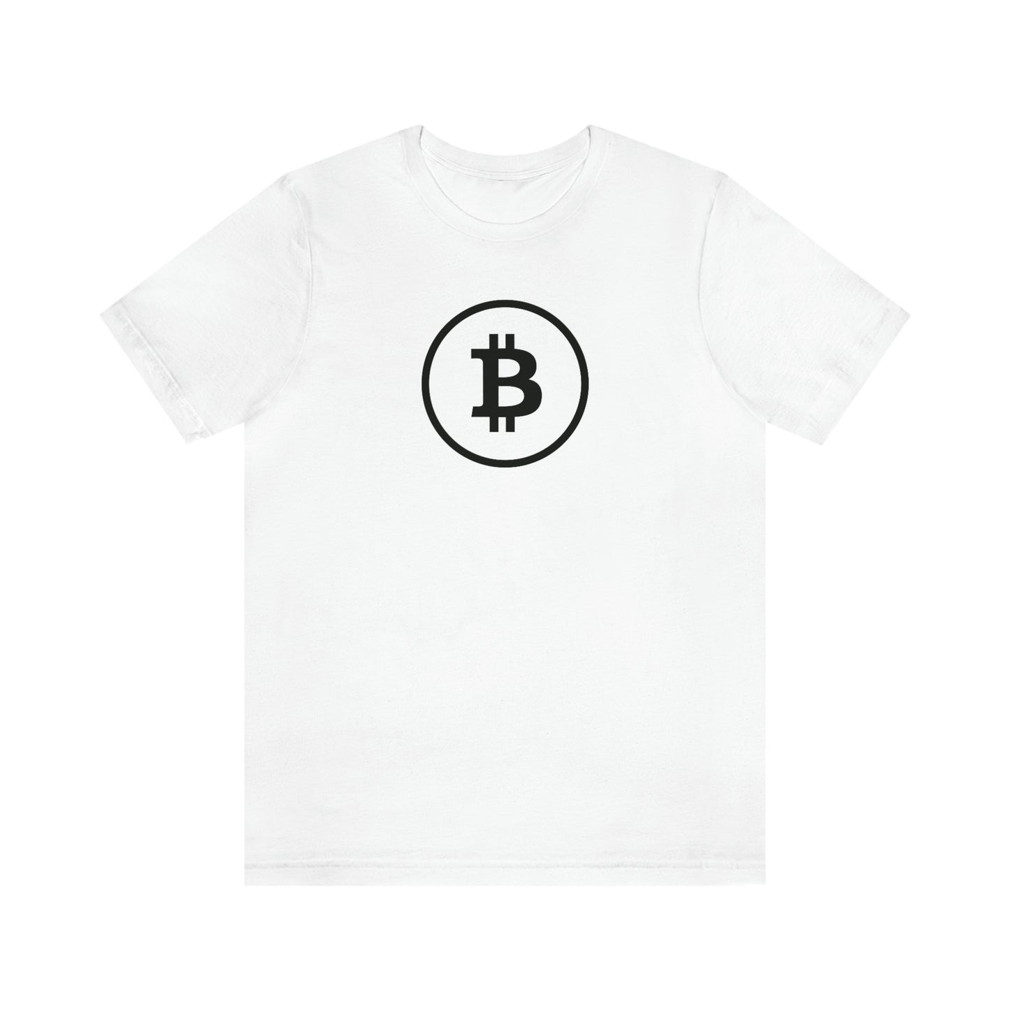 Black Bitcoin Logo Unisex T-Shirt
