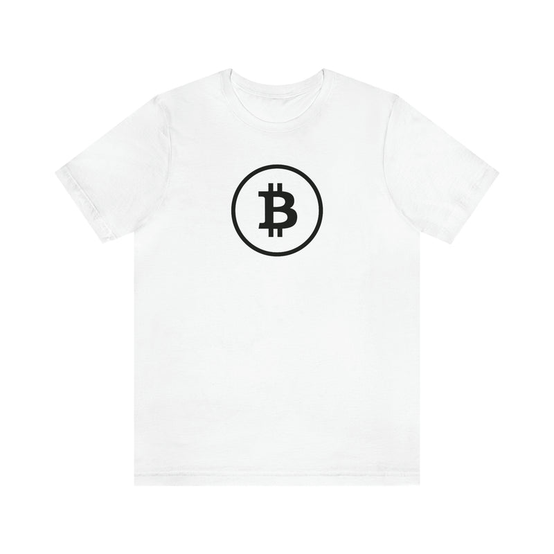 Black Bitcoin Logo Unisex T-Shirt