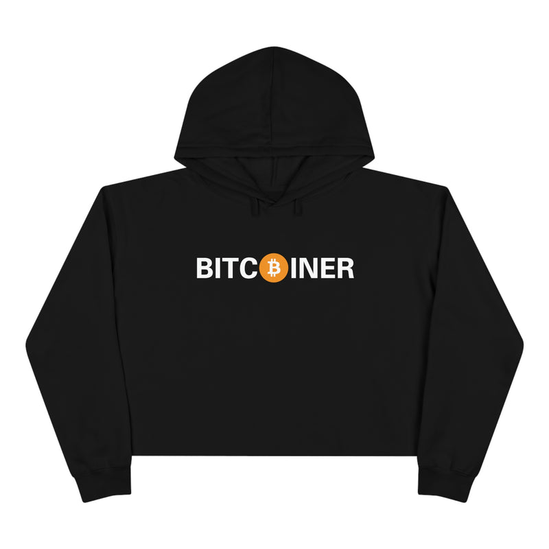 Bitcoiner Women's Crop Hoodie