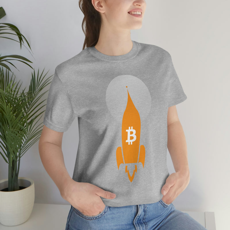 Bitcoin Blast-Off Unisex T-Shirt