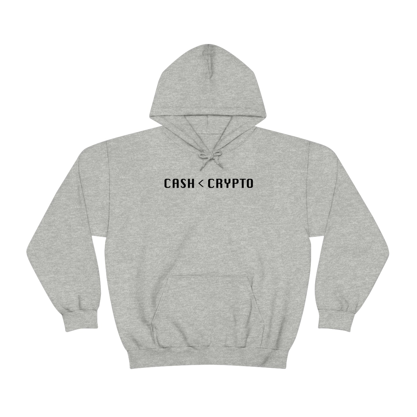 Cash < Crypto Unisex Hoodie