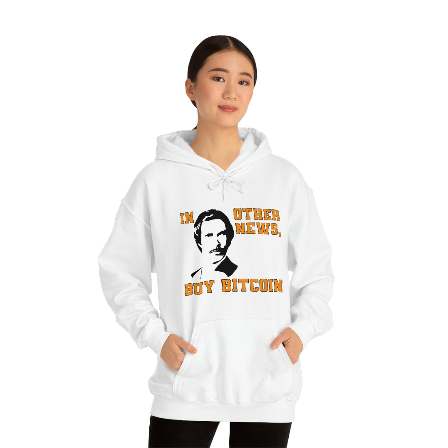 Ron Burgundy Buys Bitcoin Unisex Hoodie