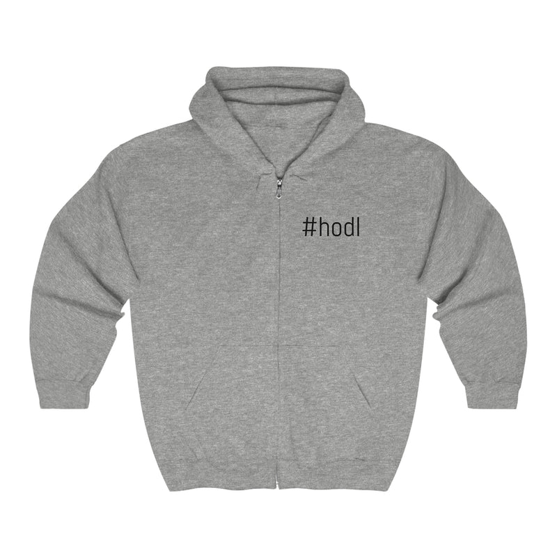 #hodl Unisex Zip Hoodie