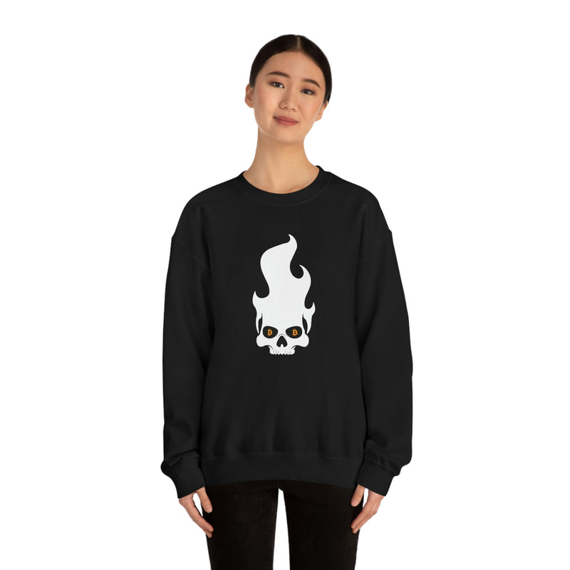 Crypto Flame Unisex Sweatshirt