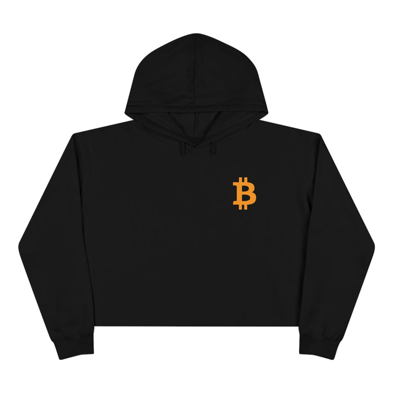 King of Bitcoin Women's Crop Hoodie