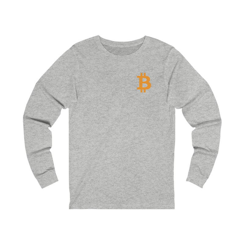 King of Bitcoin Unisex Long Sleeve Tee