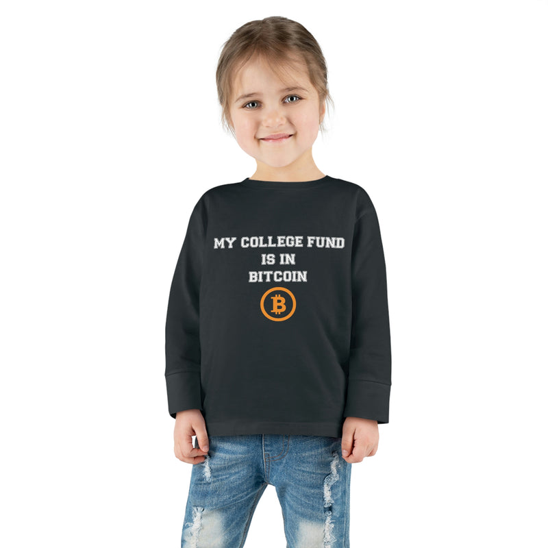 Bitcoin College Fund Infant Long Sleeve Tee