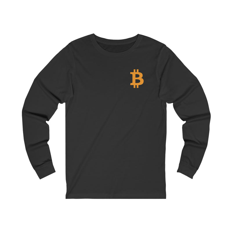 King of Bitcoin Unisex Long Sleeve Tee