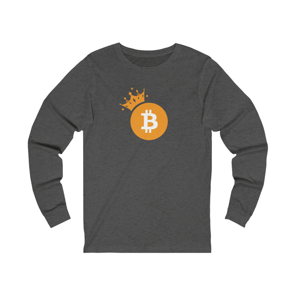 Royal Bitcoin Unisex Long Sleeve Tee