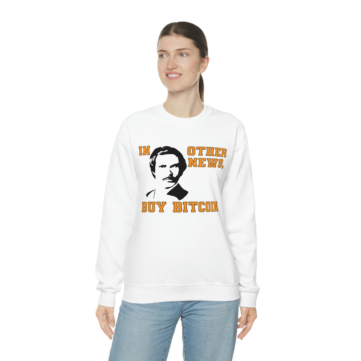 Ron Burgundy Buys Bitcoin Unisex Sweatshirt