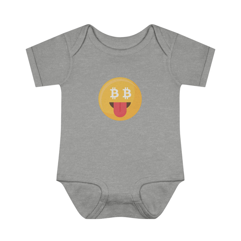 Bitcoin Smiley Face Infant Bodysuit
