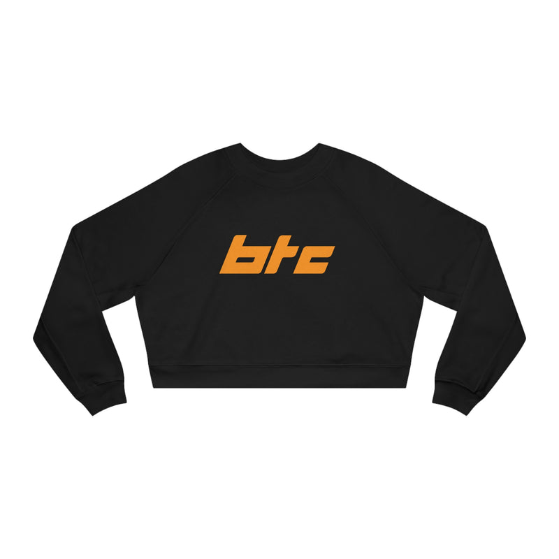 Bitcoin Block Women's Crop Fleece Sweatshirt