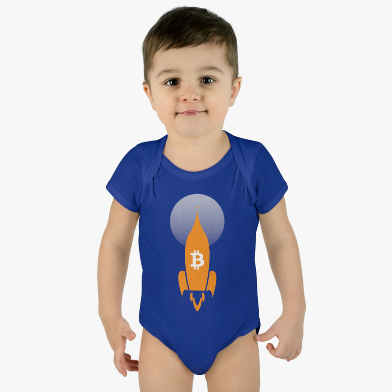 Bitcoin Blast-Off Infant Bodysuit